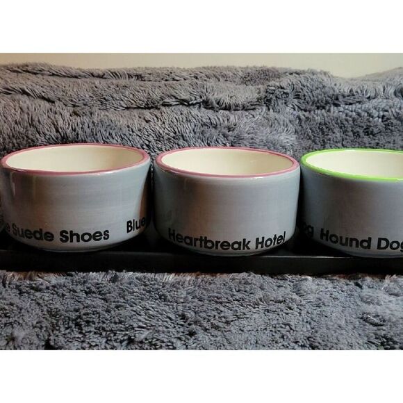 Elvis Presley Vintage 3 Song Bowls and Tray - Picture 2 of 9